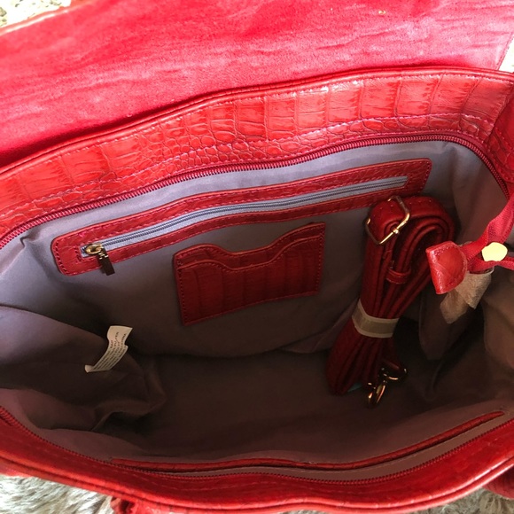 ✨Host Pick✨Croc Embossed Vegan Satchel - Picture 7 of 8